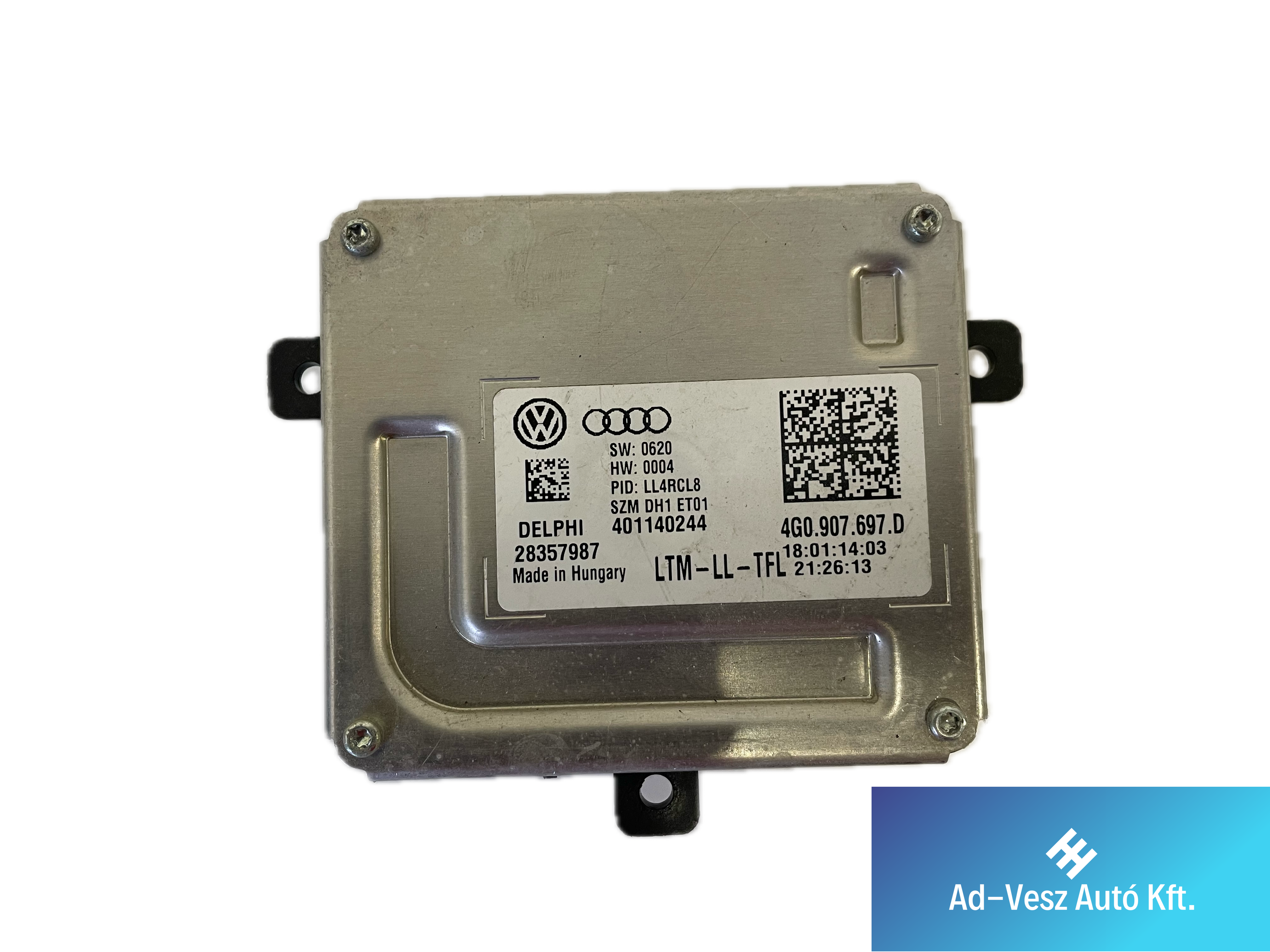 Nappalifény vezérlőmodul 4G0907697D
